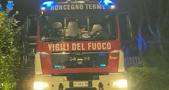 Frana il terreno nella zona di Roncegno, nessuna persona coinvolta
