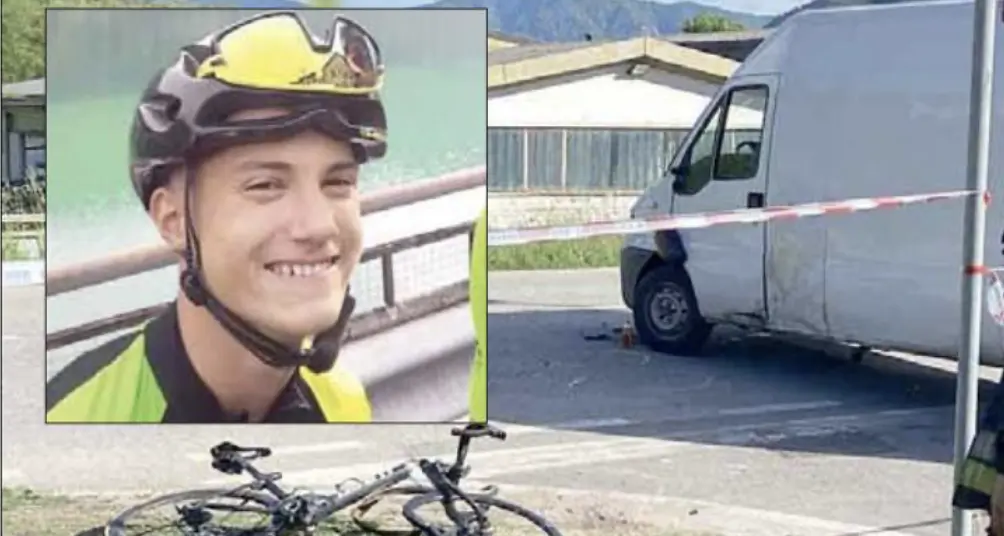 Patteggia per la morte di Matteo Lorenzi, giovane promessa del ciclismo trentino