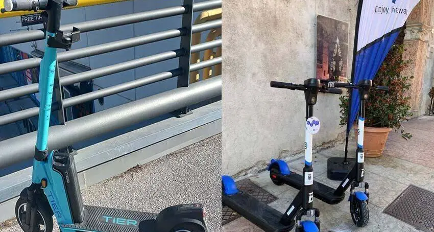 In arrivo a Trento nuove aree di sosta per i monopattini elettrici