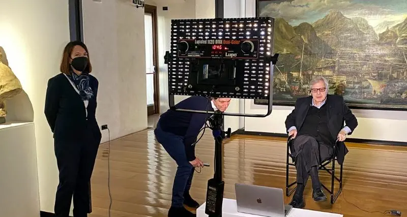 Sgarbi «ribalta» il Mag: a Pasqua grande mostra con Raffaello, Canaletto, Rubens, Van Dyck e Rembrandt, «neanche il Mart se lo può permettere». Ma vuole un ristorante