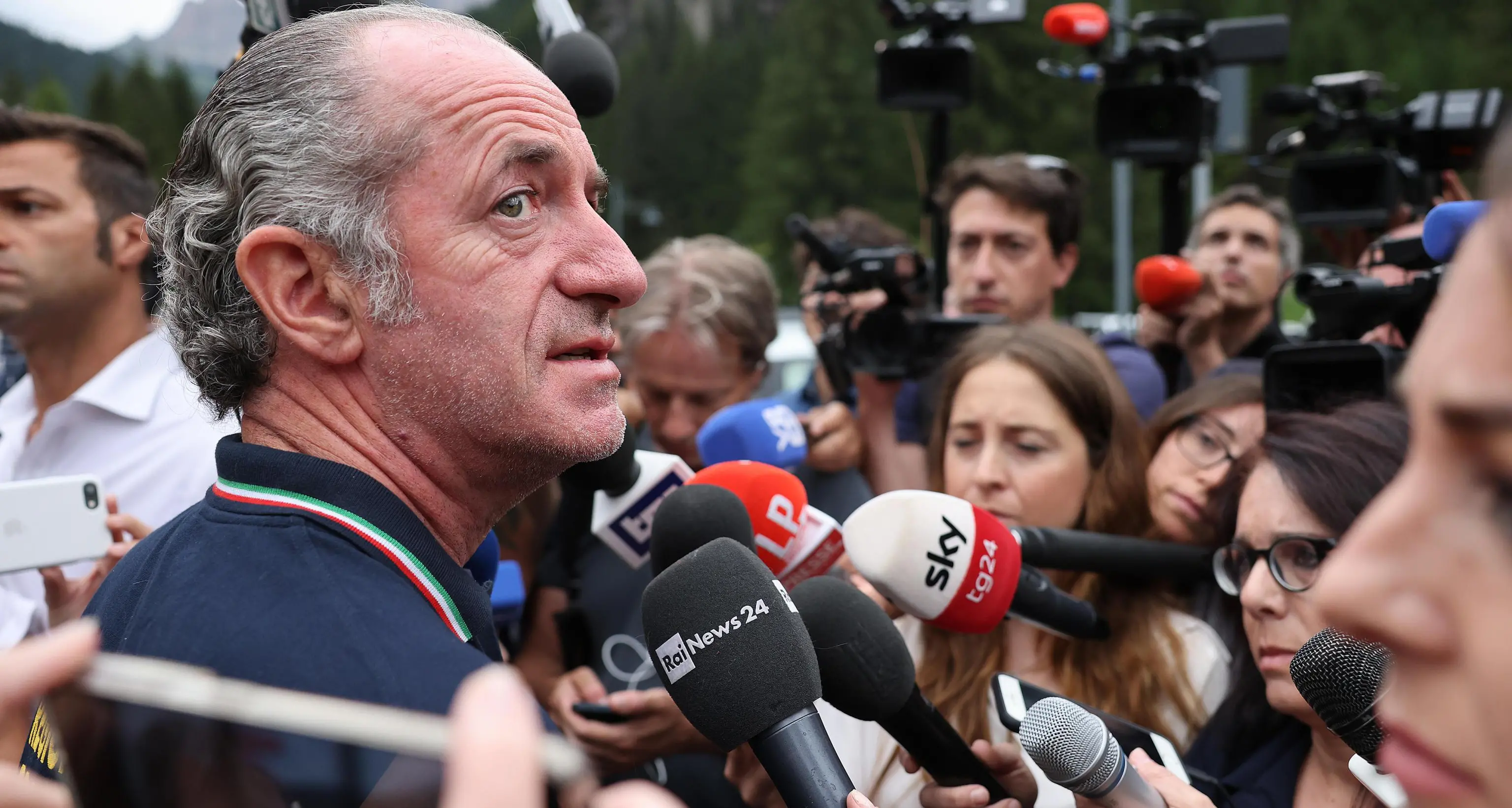 Zaia: «l'acqua del Trentino per il Veneto, ci serve. Ma ho paura che non basterà»