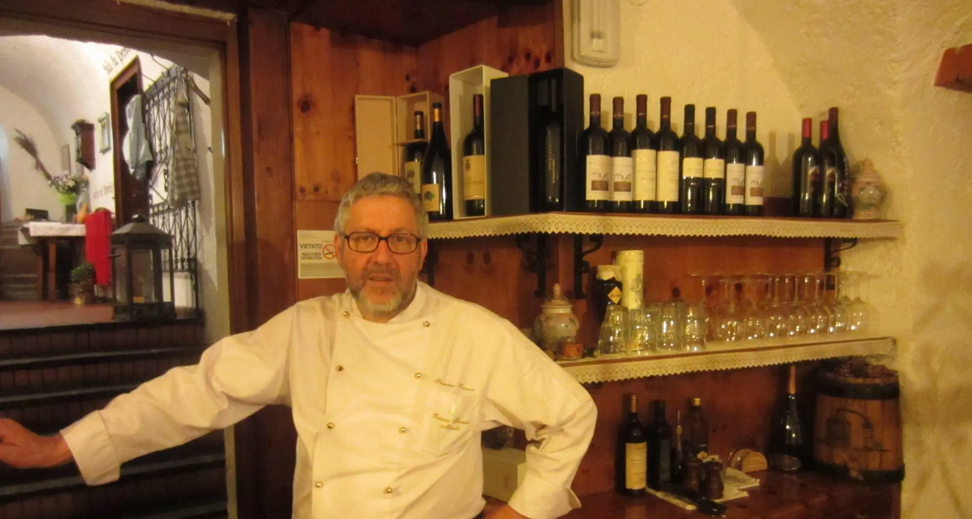 Ha chiuso l'Osteria Storica Morelli di Canezza: non si trovano gestori, Fiorenzo Varesco lascia