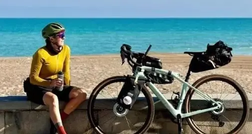 Silvia Gottardi, da Valencia a Bologna in bici per l'ambiente