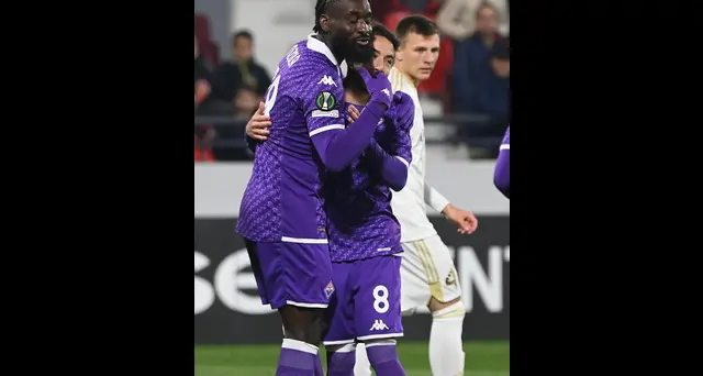 Conference:alla Fiorentina basta Nzola, 1-0 al Cukaricki