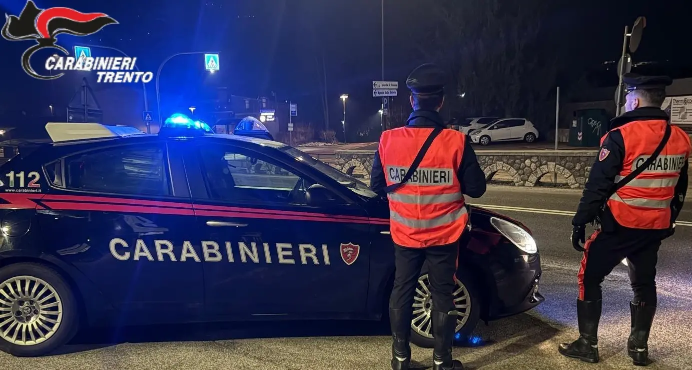 Viola l'affidamento in prova e causa un incidente da ubriaco, arrestato in Valsugana