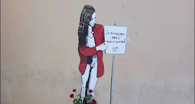 Omicidio-suicidio: a Marsala murale per Marisa Di Leo