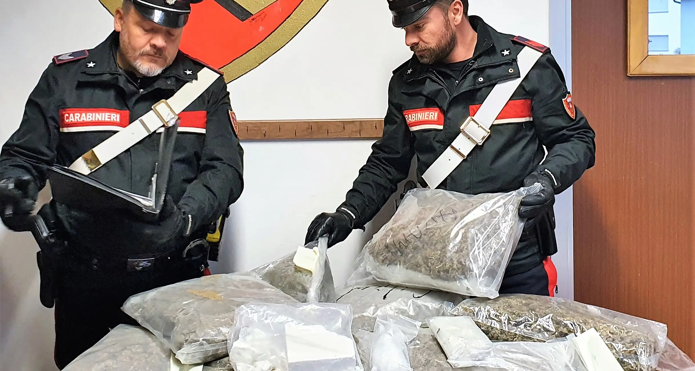 A Merano sono stati sequestrati 34 kg di marijuana