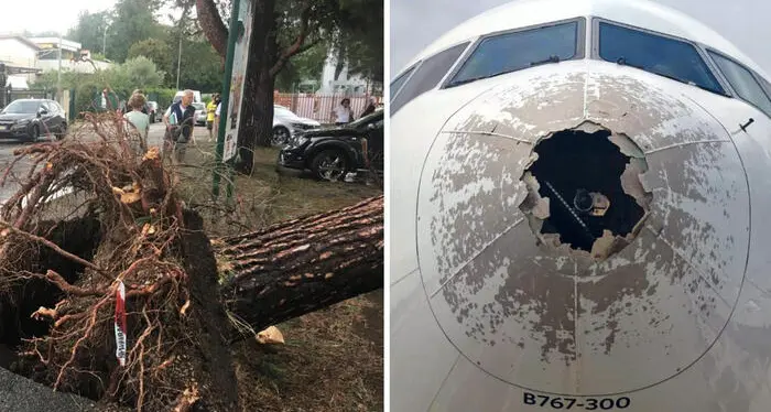 Maltempo, tragedia sfiorata nei cieli milanesi: il volo per New York coinvolto e danneggiato da una tempesta