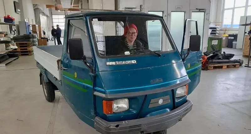 È roveretana la prima “Ape” 100% elettrica: il collaudo in un viaggio lungo la Penisola