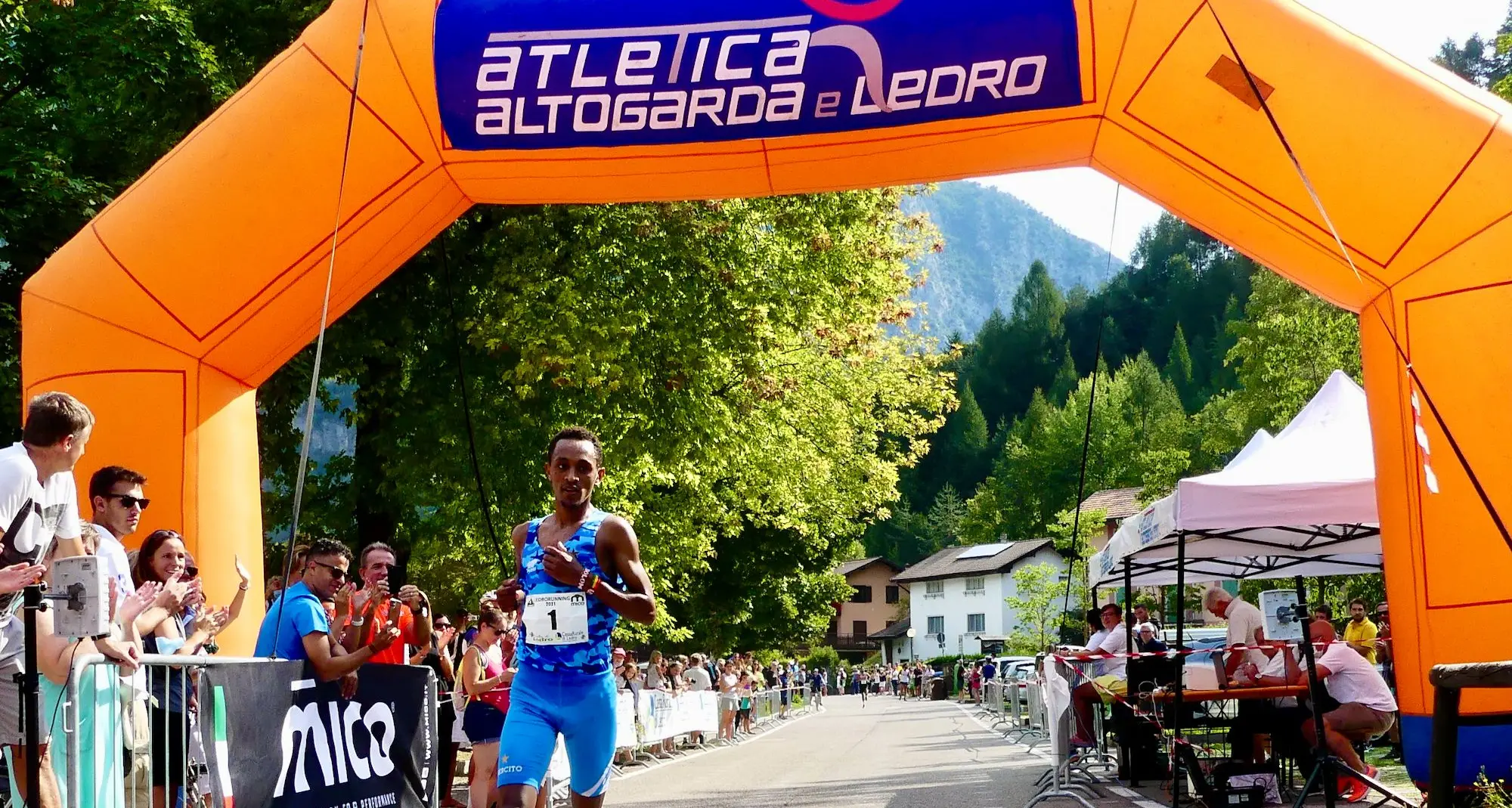 Vittoria solitaria e record per Neka Crippa nella dodicesima Ledro Running