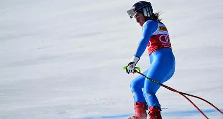 Goggia sul podio a Crans, la coppa si avvicina. Azzurra terza nella discesa vinta dalla svizzera Nufer