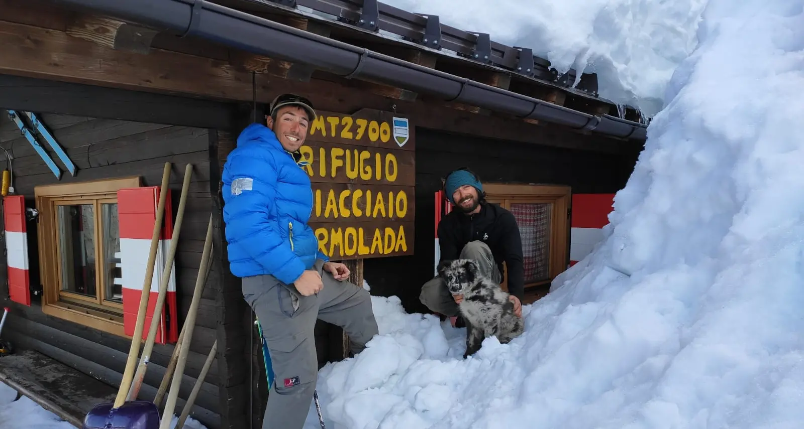 «Venite a spalare la neve in Marmolada», e si presentano in venti, il grazie dei gestori