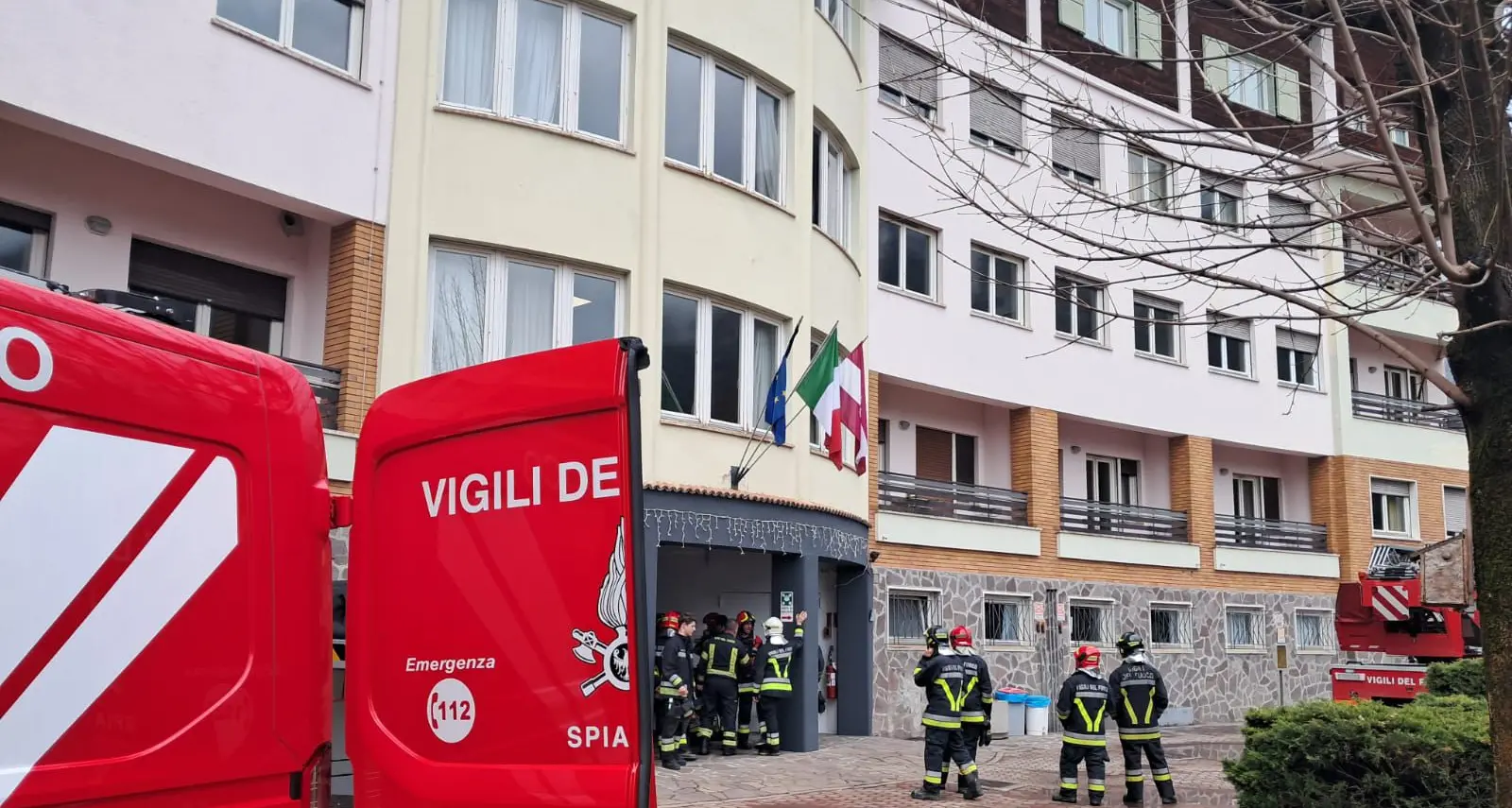 Principio di incendio alla casa di riposo San Vigilio, evacuato un reparto