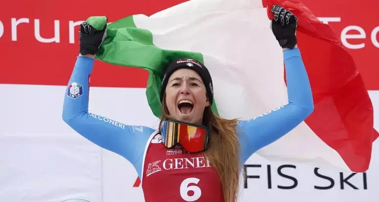 Sofia Goggia vince la Coppa del Mondo di superG