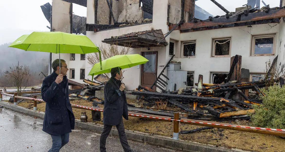 Incendio BioHabitat, il sopralluogo di Failoni e Spinelli