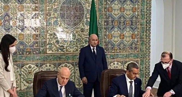 Eni: accordo con Sonatrach fino 9 miliardi metri cubi gas