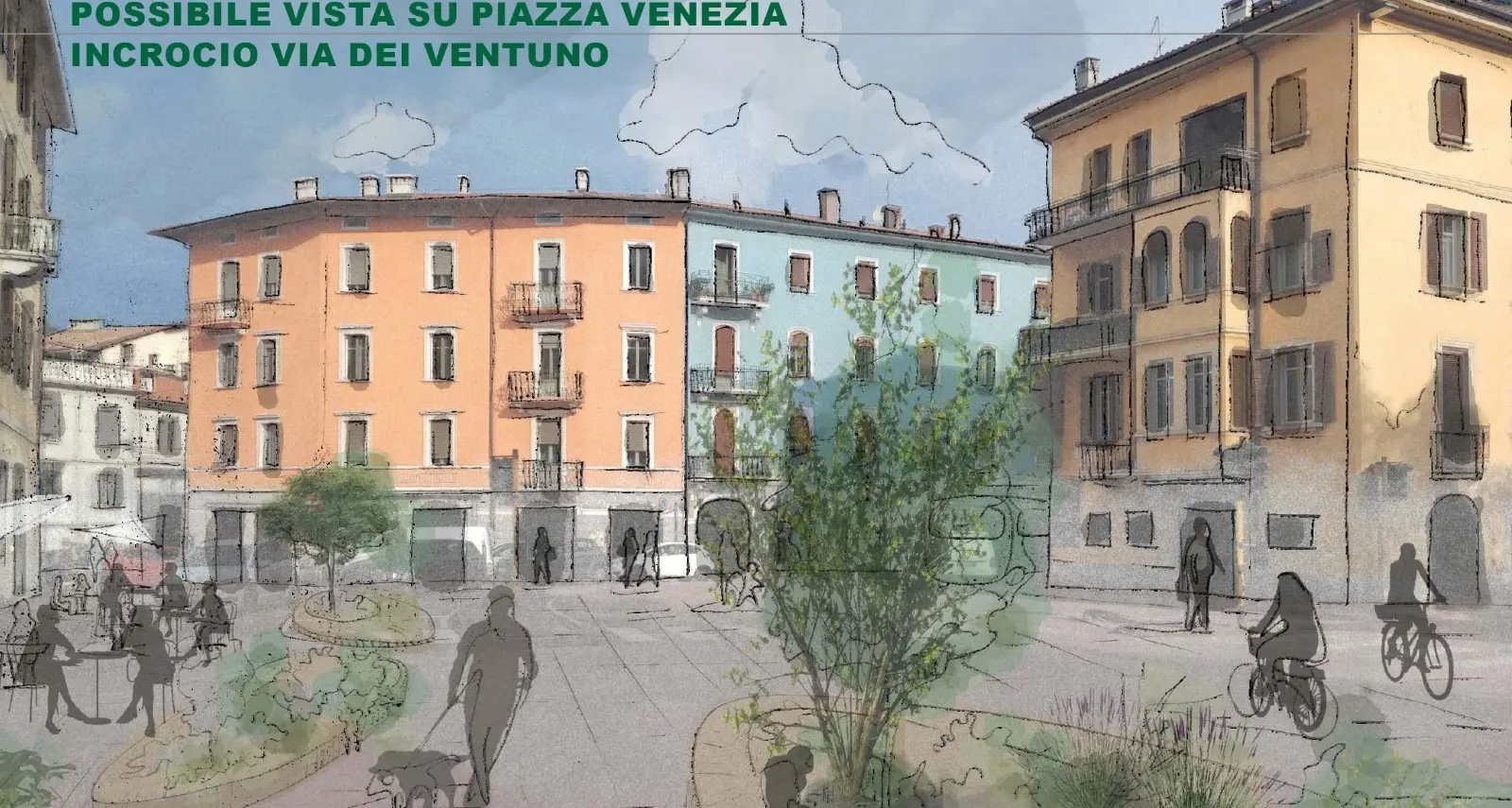 Galleria fra piazza Venezia e il Buonconsiglio? Ecco come potrebbe diventare la zona