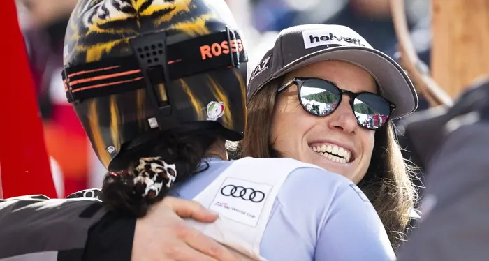 La pista di Crans-Montana si tinge d’azzurro: vince Marta Bassino, seconda Federica Brignone