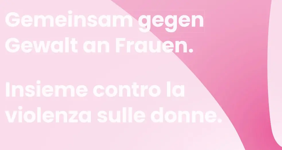 «Basta violenza sulle donne», anche Assoimprenditori aderisce a “L’Alto Adige si ferma»