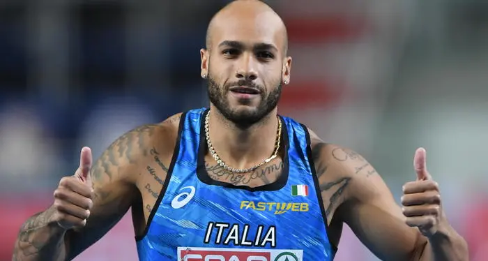 Marcell Jacobs (Fiamme Oro) nella leggenda dell'atletica italiana