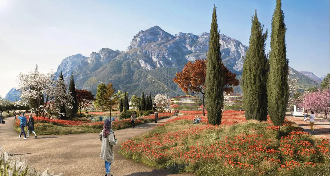 Ecco il futuro dell’area ex Cattoi a Riva del Garda: ai privati due palazzine, al Comune il parco