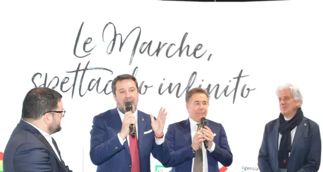 Bit: vicepresidente Salvini visita stand Regione Marche