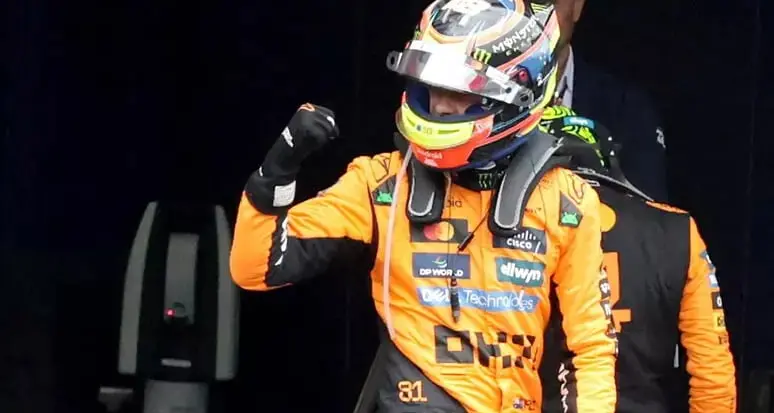 Piastri doma Norris e vince a Spa, Leclerc è terzo