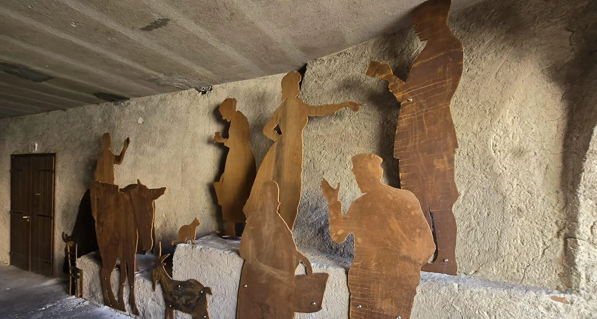 Castel Tesino, installazioni in ferro per il Museo Outdoor, ma la prima notte ne è già sparita una