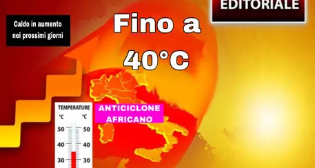 Nuova ondata di caldo africano, picco dell’afa tra mercoledì e sabato: le previsioni