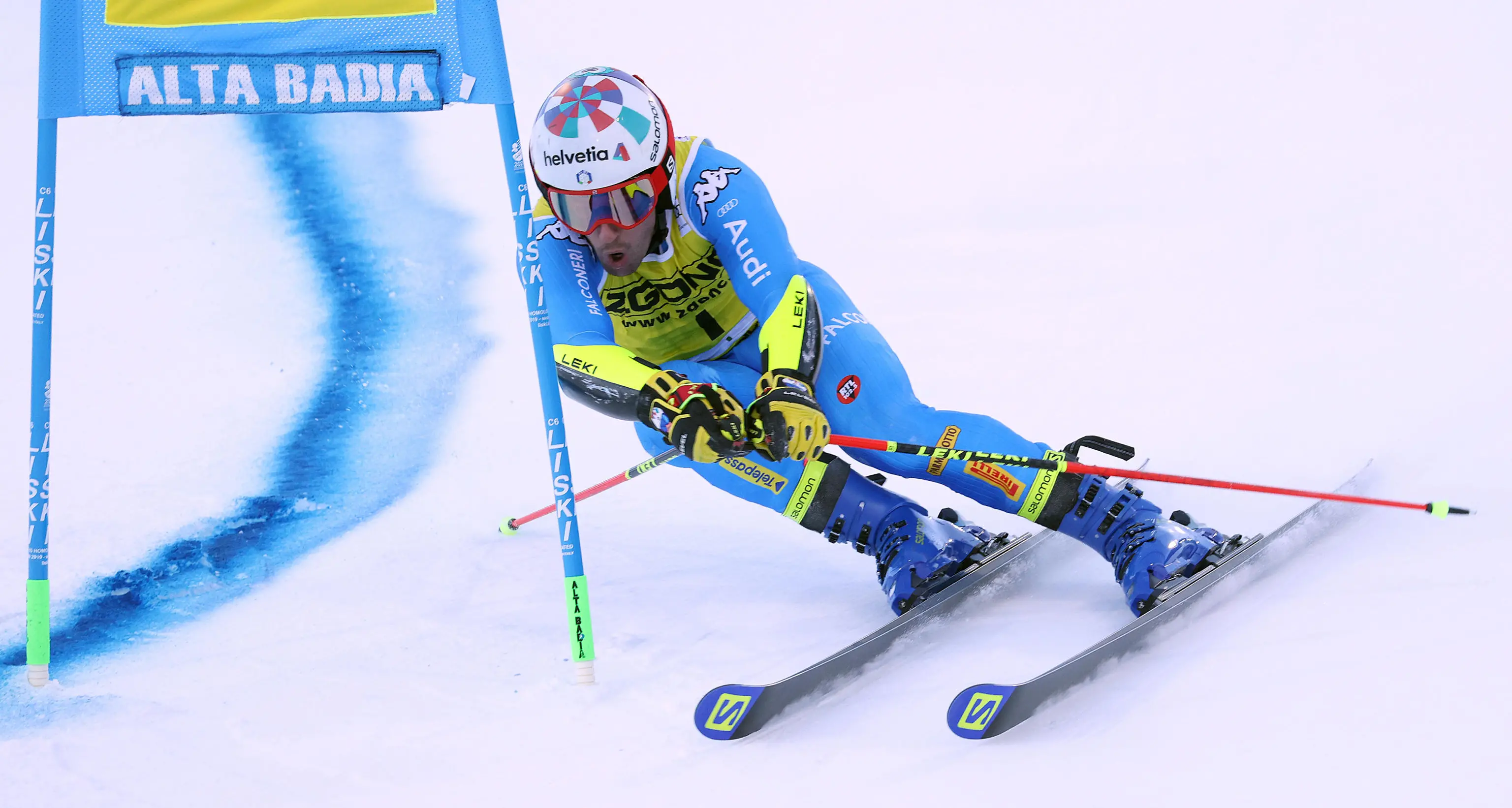 Gigante dell’Alta Badia: grande De Aliprandini, chiude secondo