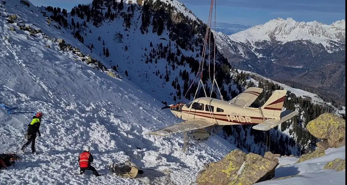 Aereo sul Lagorai, completate nella tarda mattinata di oggi 31 dicembre le operazioni di recupero