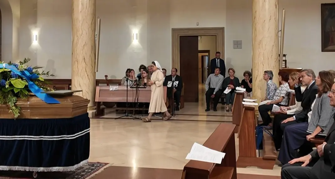 L’ultimo saluto a Lia De Gasperi: al funerale presente pure Mattarella
