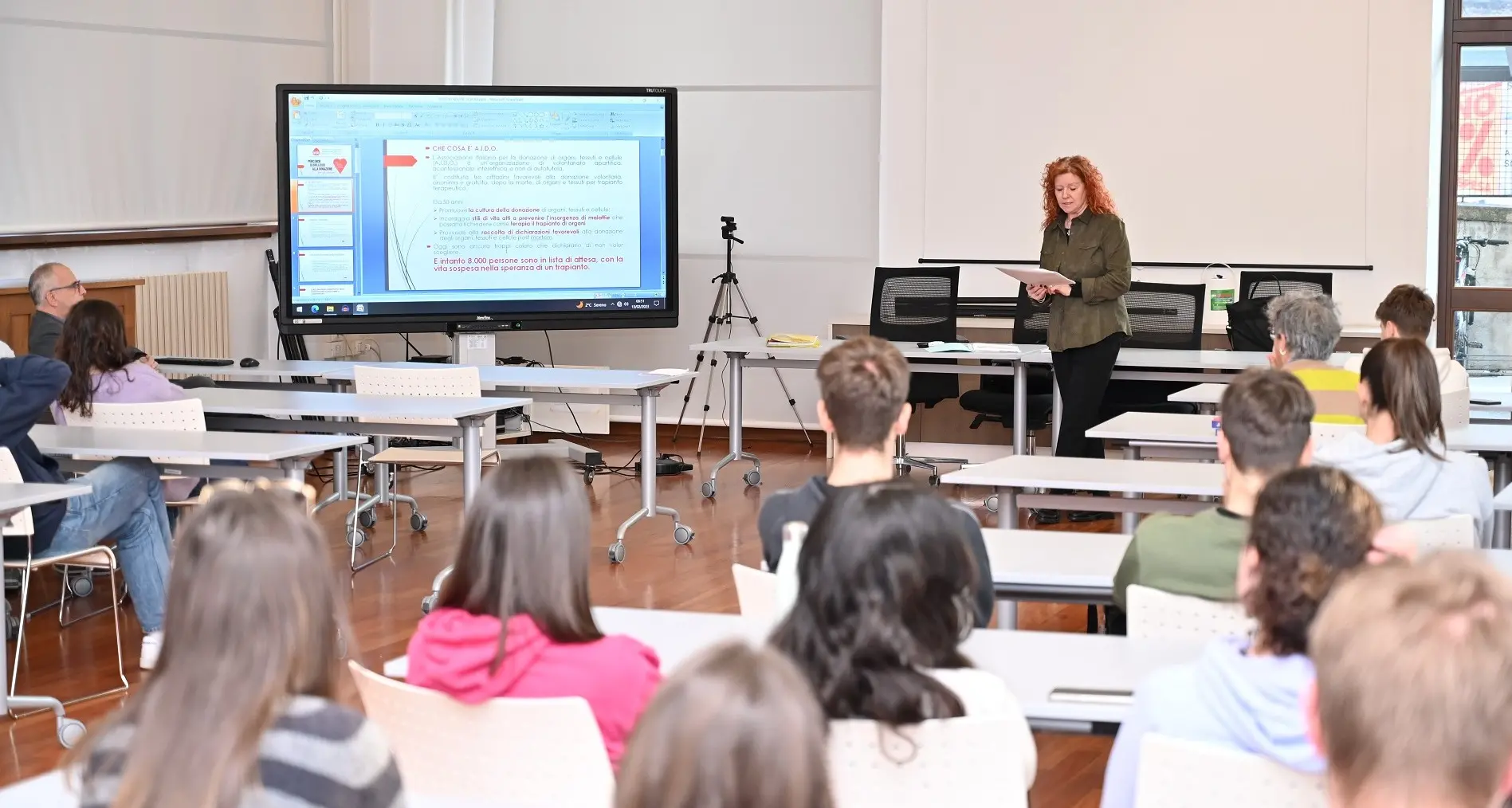 L'Aido nelle scuole della Vallagarina per \"insegnare\" ai giovani l'importanza di donare gli organi
