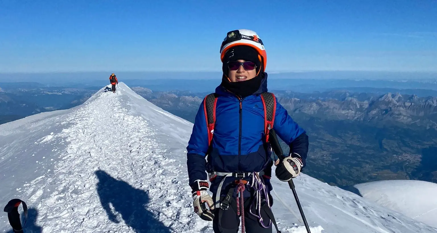 A 11 anni scalò il Cervino, a 12 in vetta sul Monte Bianco con la sua guida alpina trentina