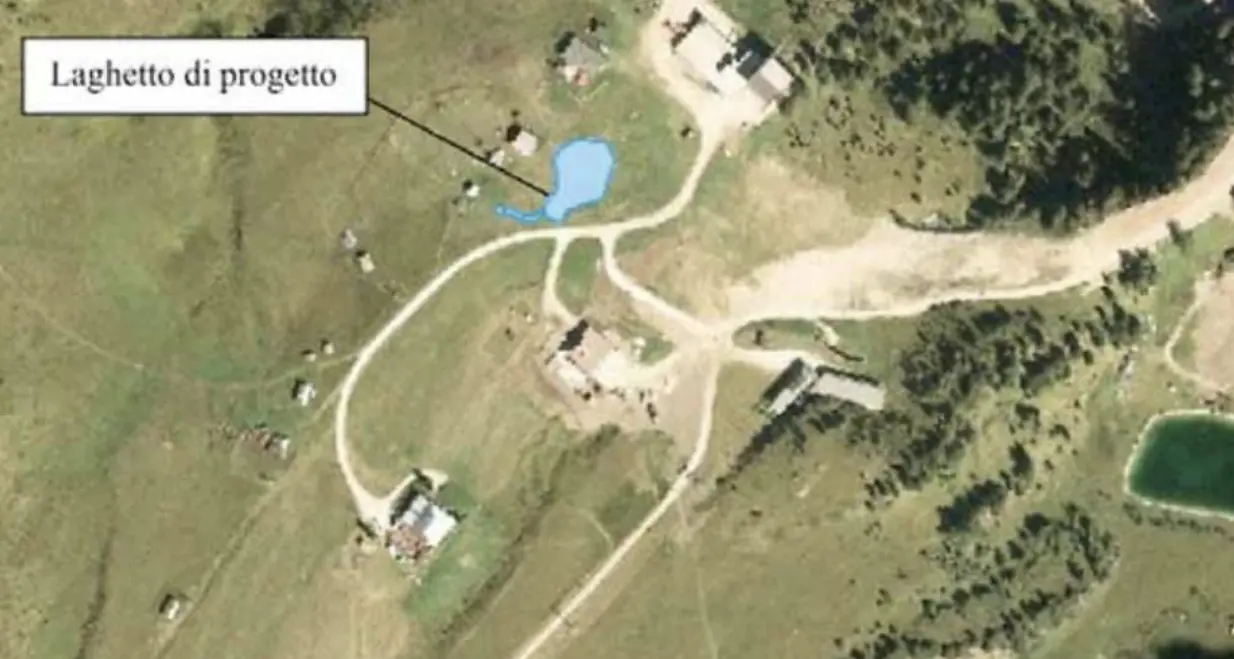 Nuovo lago, in barba alla siccità: l’iniziativa di Funivia Ciampac e Contrin a scopo ricreativo