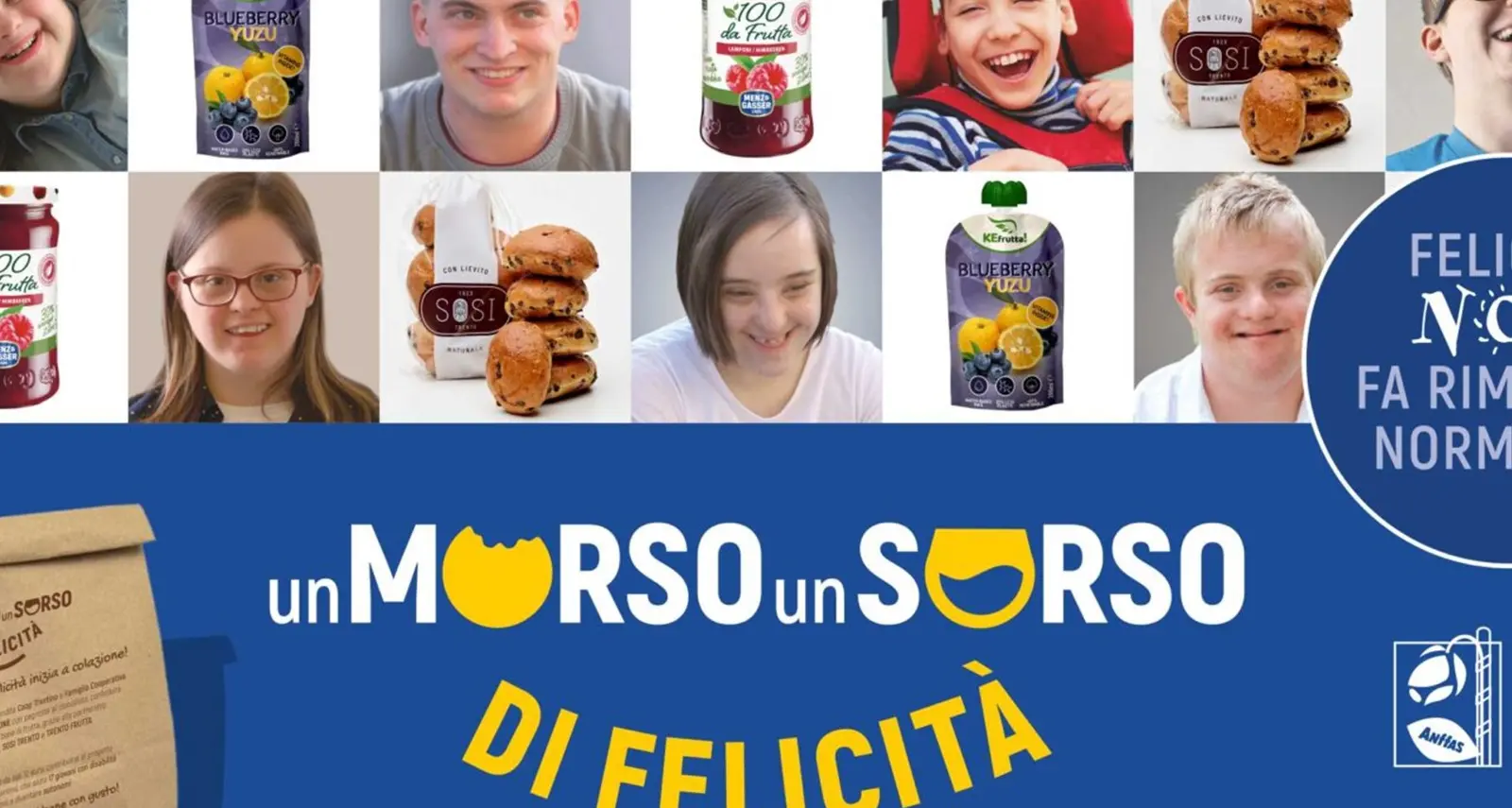 Anffas, oltre 34mila euro raccolti con 'Un morso di felicità': aiuteranno 17 ragazzi a vivere in modo autonomo