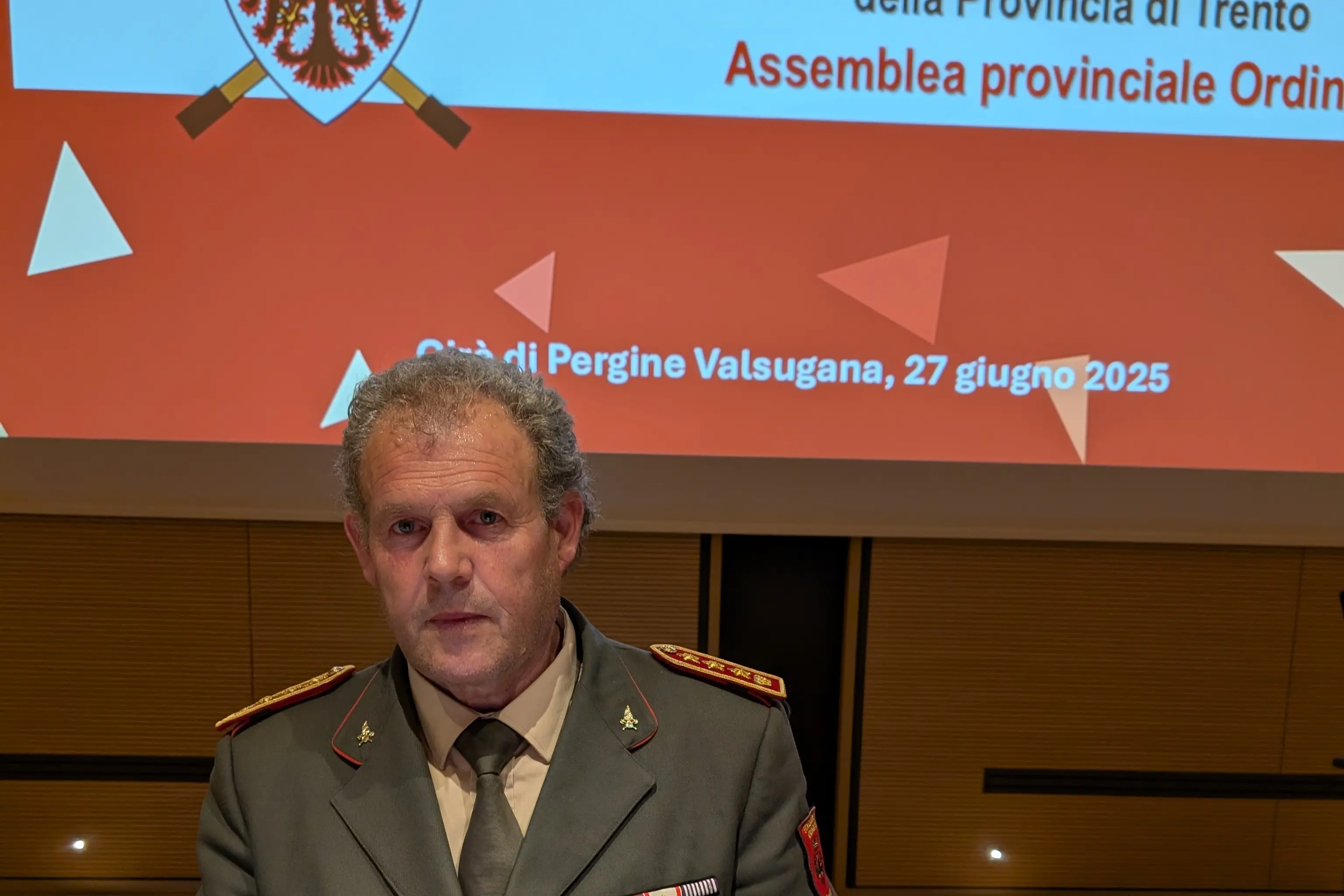 Vigili del fuoco volontari del Trentino, il presidente Maturi