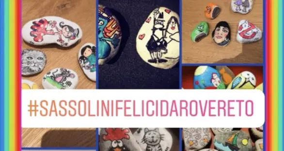 La carica di quelli che colorano i sassi: mille iscritti al gruppo “Sassolini felici da Rovereto...”
