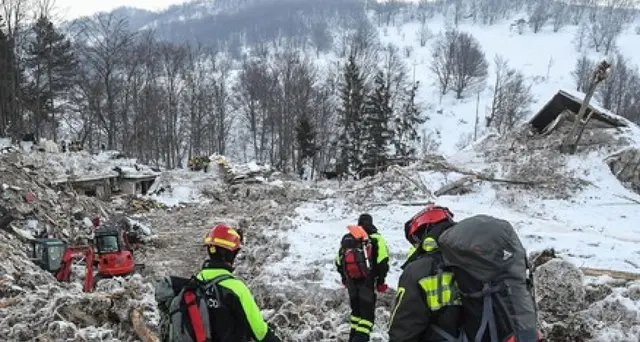 Rigopiano: sopralluogo periti sul luogo della tragedia