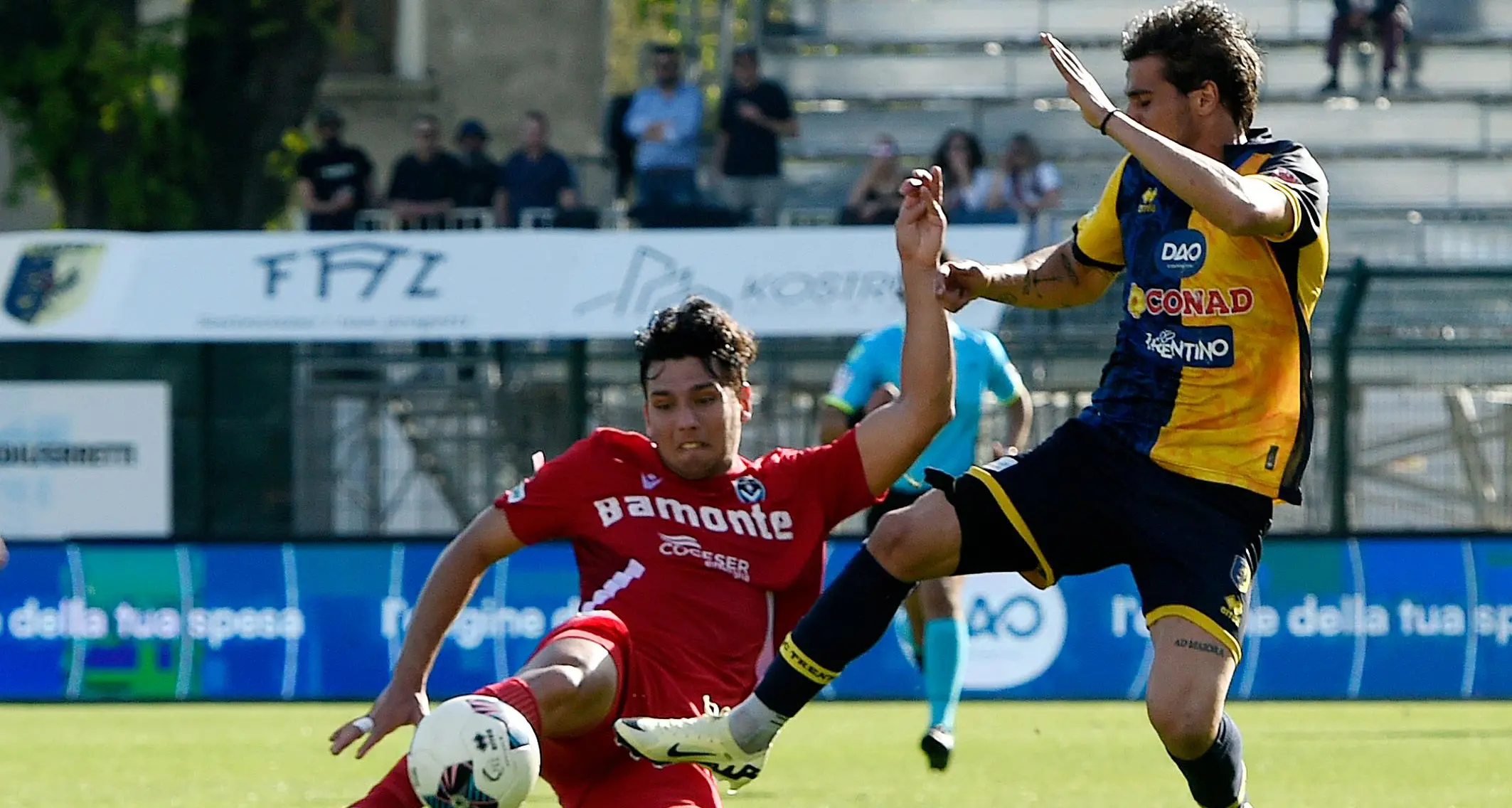 Al Briamasco un Calcio Trento arrembante, ma non riesce a segnare, ed è 0-0 con il Giana Erminio