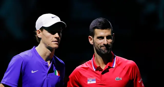 Davis: Sinner batte Djokovic, Italia-Serbia 1-1