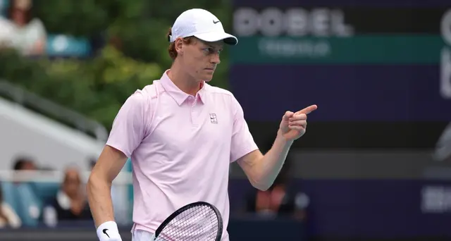 Tennis: Miami; piove di nuovo, finale sospesa con Sinner avanti 6-4