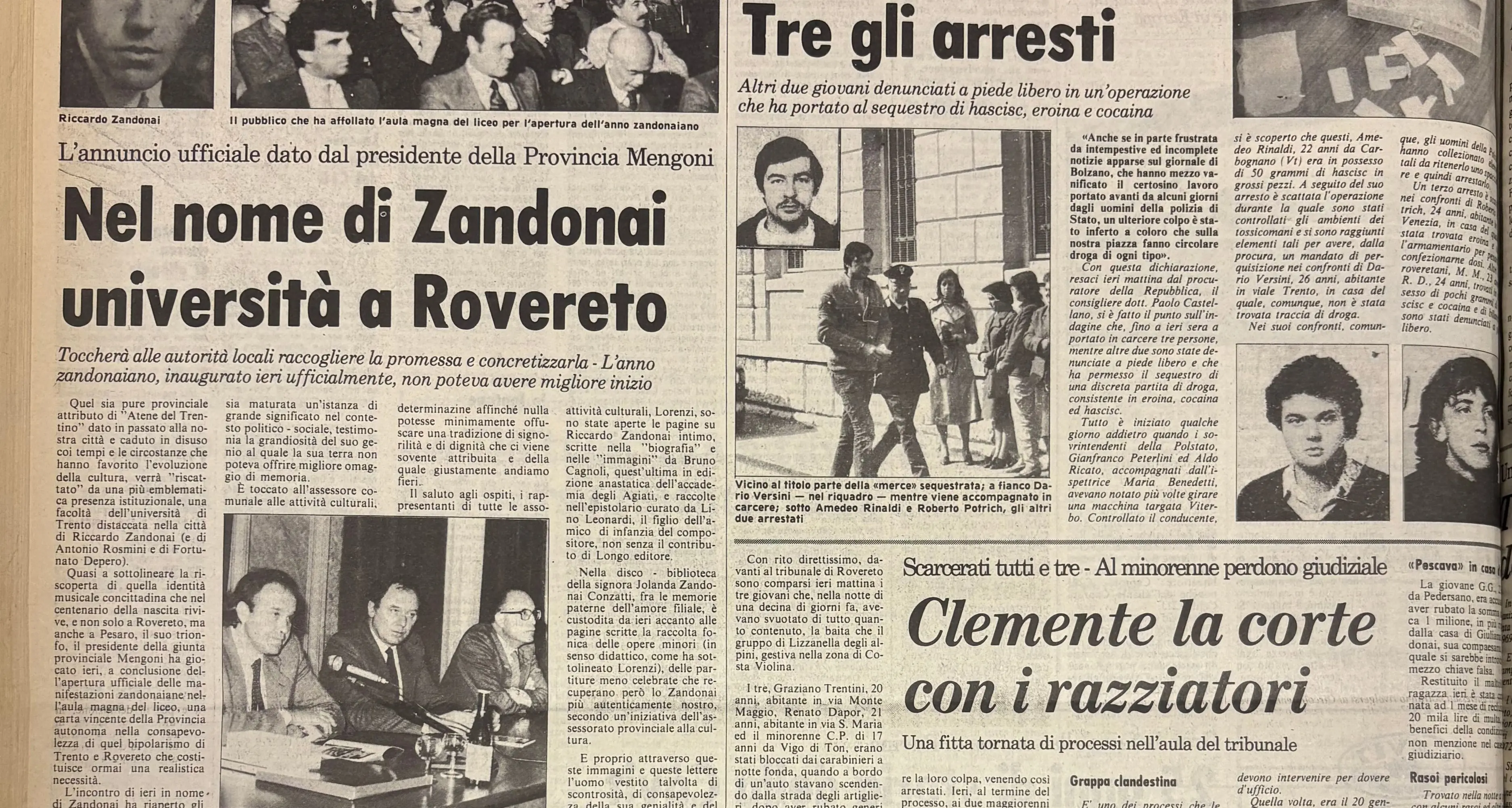 Università a Rovereto, nel nome di Zandonai