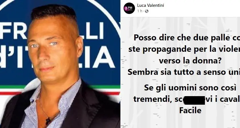 «Donne, sc..tevi i cavalli»: Luca Valentini costretto alle dimissioni dalla Commissione Cultura di Gardolo