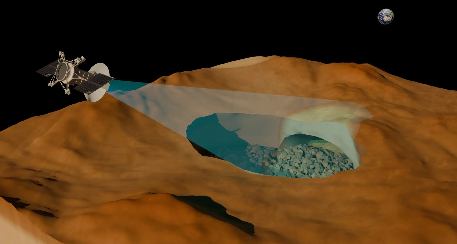 L'Università di Trento dimostra per la prima volta l'esistenza di un tubo di lava su Venere