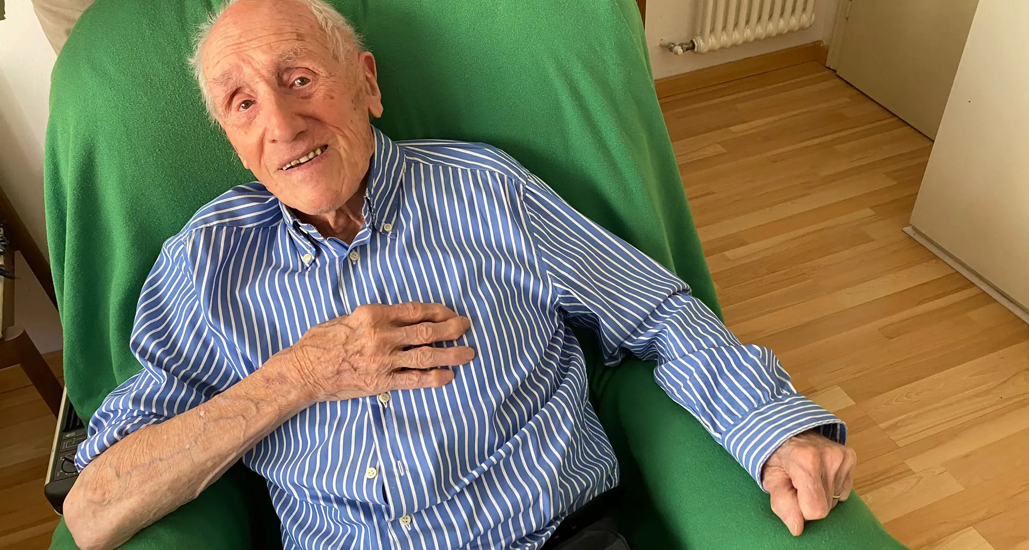 Le mille vite di Felice vaccinato a 103 anni: “Più che speranza bisogna avere certezza nel domani”