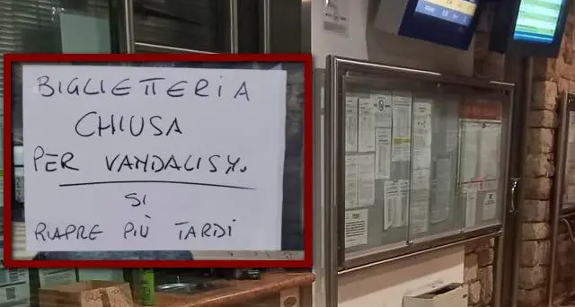 Un nuovo blitz in stazione: danneggiato il controsoffitto, sospetti sulla banda di giovanissimi