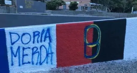 Vandalizzato nella notte il murales dedicato a Gianluca Vialli a Genova