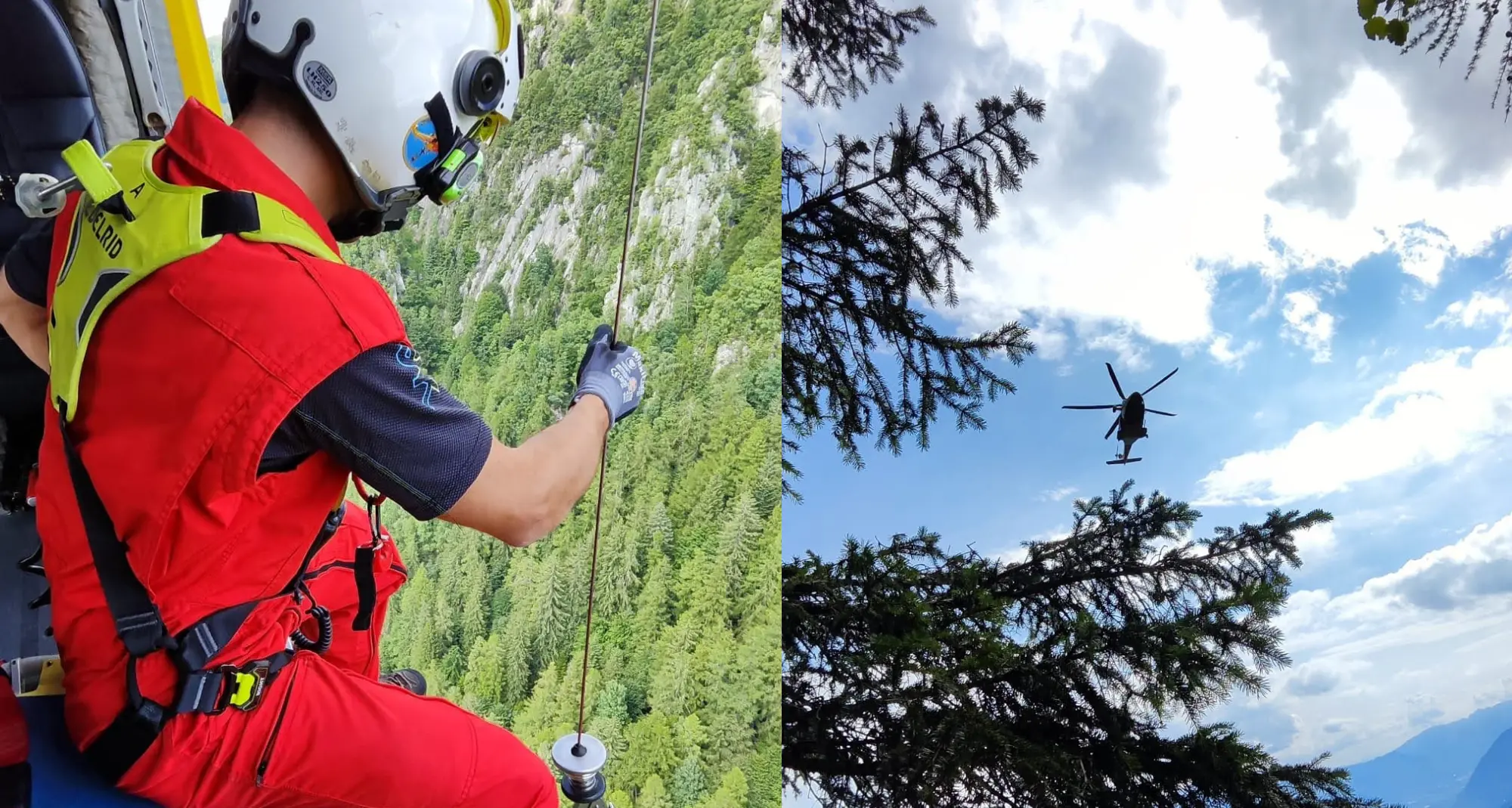 Valsugana, pilota di parapendio precipita nel bosco durante il campionato mondiale