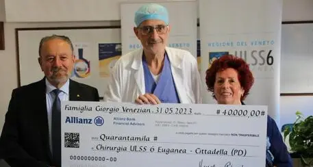 Cittadella, imprenditore stacca un assegno di 40mila euro: “Mi avete salvato la vita, grazie”